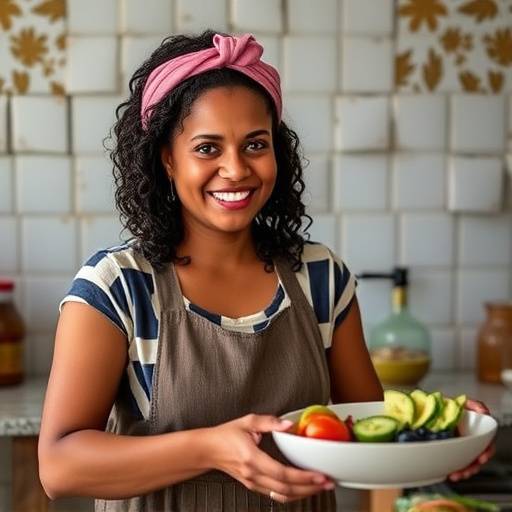 Fatima Abrahams, Culinary Storyteller at The Salty Siren, looking enthusiastic.